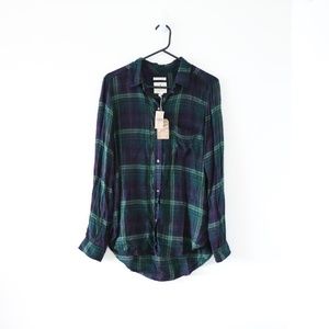 American Eagle Plaid Boyfriend Flannel - Medium